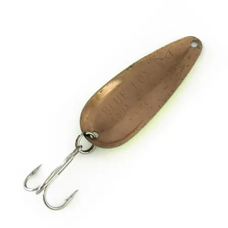 Blue Fox Aqua Spoon, Шартрез/чорний/бронза, 9 г, блесна коливалка (колебалка) #9525