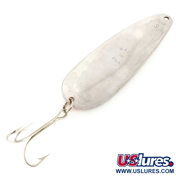 Worth Chippewa Steel Spoon, чорний/червоний/нікель, 17 г, блесна коливалка (колебалка) #9541