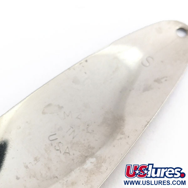  Worth Chippewa Steel Spoon, нікель, 17 г, блесна коливалка (колебалка) #9555