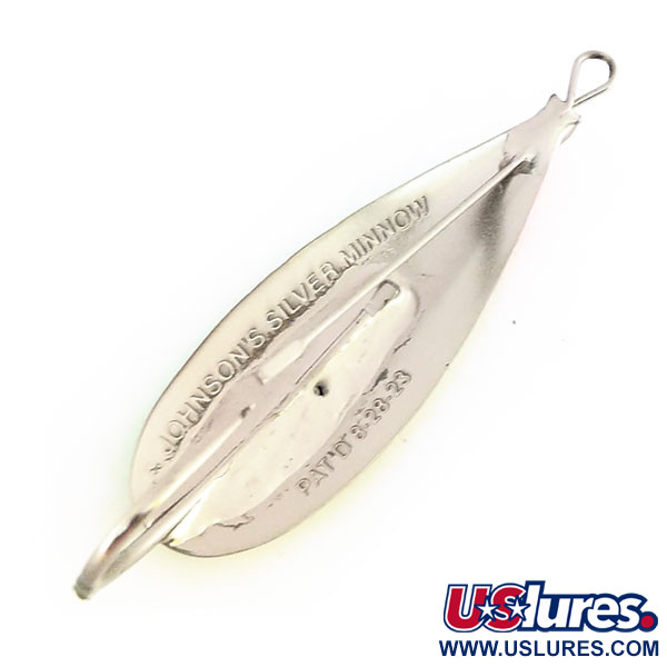  Незачіпляйка Johnson Silver Minnow UV (світиться в ультрафіолеті), Fire Tiger, 9 г, блесна коливалка (колебалка) #9574