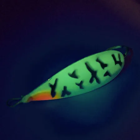 Незачіпляйка Johnson Silver Minnow UV (світиться в ультрафіолеті), Fire Tiger, 9 г, блесна коливалка (колебалка) #9574