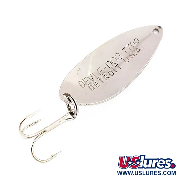 Eppinger Dardevle Devle-Dog 7700, нікель, 14 г, блесна коливалка (колебалка) #9575