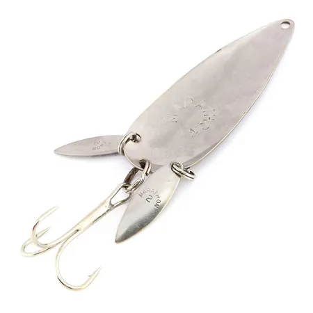 Marathon з пелюстками, карбований нікель, 14 г, блесна коливалка (колебалка) #9579