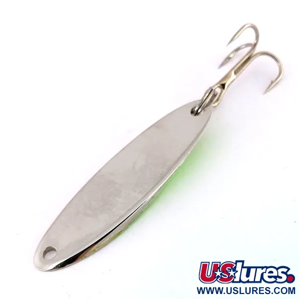 Acme Kastmaster, нікель/зелений, 10,5 г, блесна коливалка (колебалка) #9587