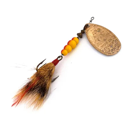 Mepps Aglia 5 Dressed (з хвосту білки), мідь, 14 г, блешня оберталка (вертушка) #9590