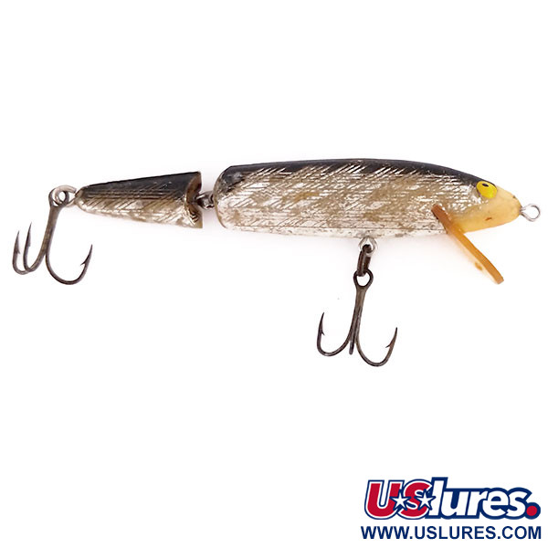 Norman Minnow Floater Jointed, срібло, 6,5 г, воблер #9598