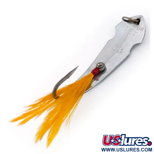  Tony Accetta Pet Spoon 13, нікель/зелений, 5 г, блесна коливалка (колебалка) #9609