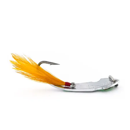 Tony Accetta Pet Spoon 13, нікель/зелений, 5 г, блесна коливалка (колебалка) #9609