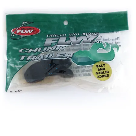 Other Wal Mart FLW Chunk, силікон 2 шт., Black/blue, до рибалки #9621