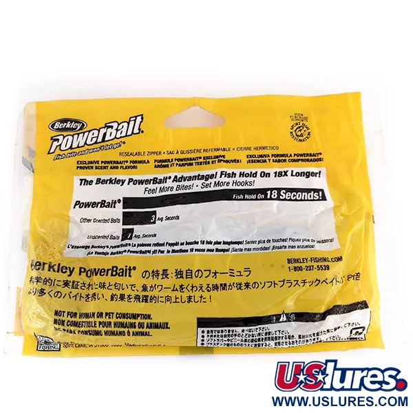 Berkley Power Worm, силікон 6 шт., Motor Oil, до рибалки #9623