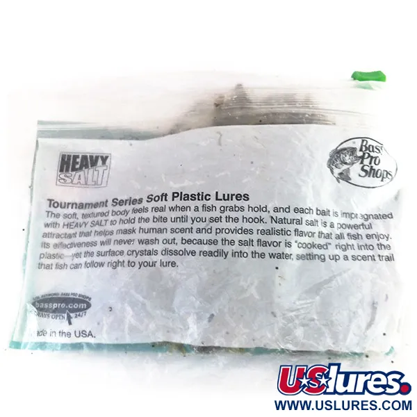 Bass Pro Shops Caterpillar Stud Tube, силікон, 8 шт., Green Pumpkin, до рибалки #9625