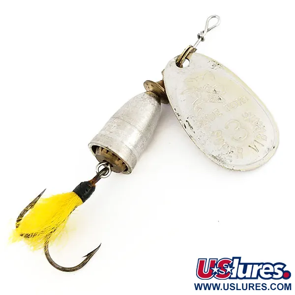 Blue Fox Super Vibrax 3 Foxtail, срібло, 8 г, блешня оберталка (вертушка) #9629