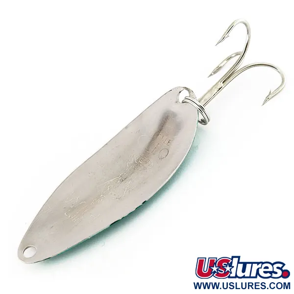 Seneca Little Cleo (Hula Girl) тролінгова, нікель/зелений, 5 г, блесна коливалка (колебалка) #9631