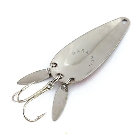 Marathon з пелюстками, червоний/нікель, 12 г, блесна коливалка (колебалка) #9646