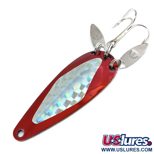 Marathon Bait Company Marathon з пелюстками, червоний/нікель, 12 г, блесна коливалка (колебалка) #9646