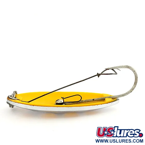  South Bend Sun Spot, нікель/жовтий, 14 г, блесна коливалка (колебалка) #9652