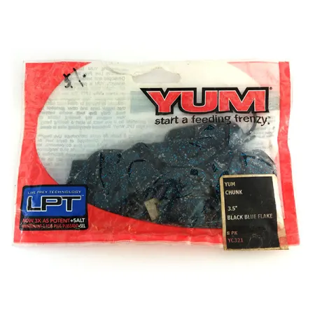 YUM Yum Chunk, силікон, 8 шт., до рибалки #9656