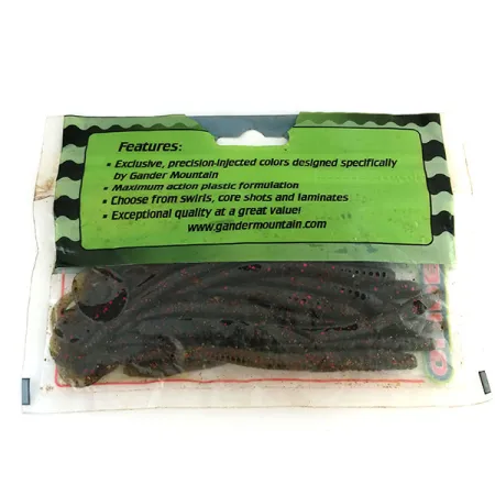 Other Black Magick Plastics Finesse Worm, силікон, 14 шт., Watermelon Seed Red Flake, до рибалки #9657