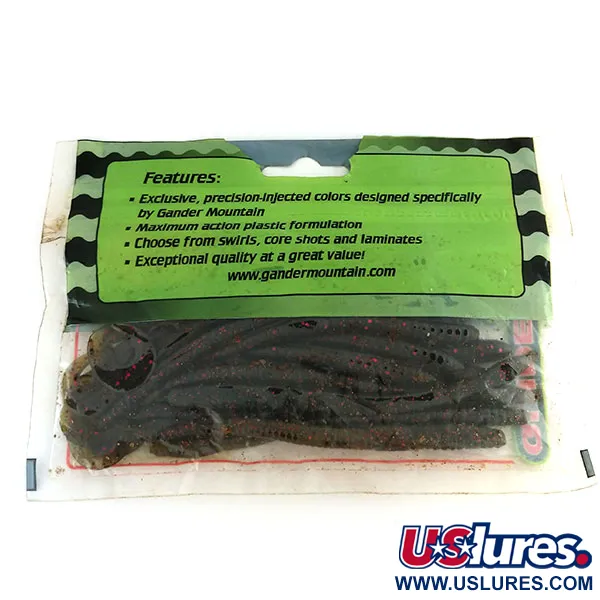 Other Black Magick Plastics Finesse Worm, силікон, 14 шт., Watermelon Seed Red Flake, до рибалки #9657