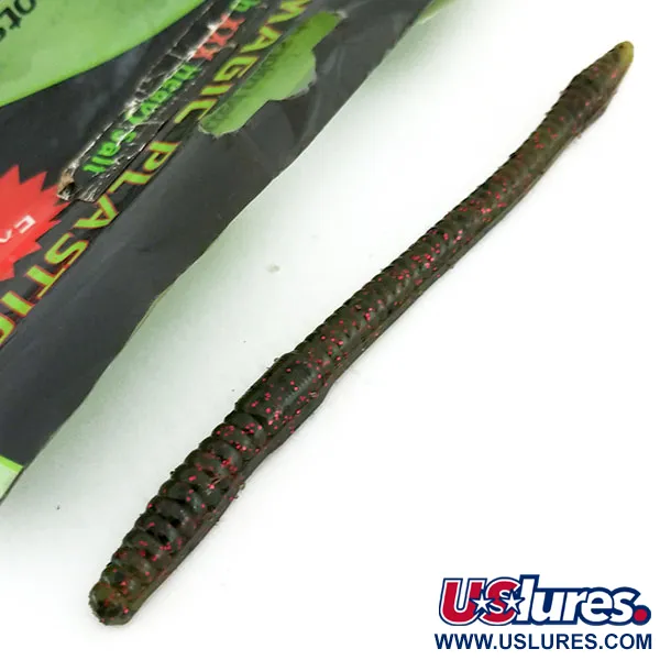 Black Magick Plastics Finesse Worm, силікон, 14 шт.