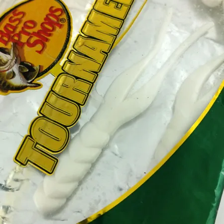 Bass Pro Shops Tournament Series, 7 шт., силікон, White (білий), до рибалки #9659