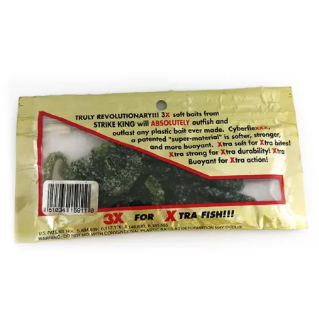 Strike King Ribbon Tail Worm, силікон, 5 шт., до рибалки #9663