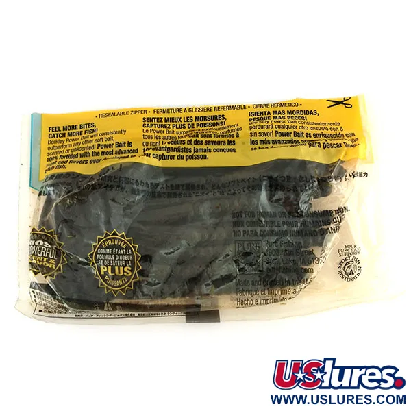 Berkley Powerbait Power Worm, 5 шт., силікон, Black, до рибалки #9665