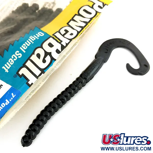 Berkley Powerbait Power Worm, 5 шт., силікон, Black, до рибалки #9665