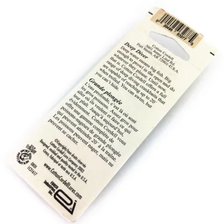 Cotton Cordell Grappler Shad JR Deep Diver, Perch, 7 г, воблер #9671