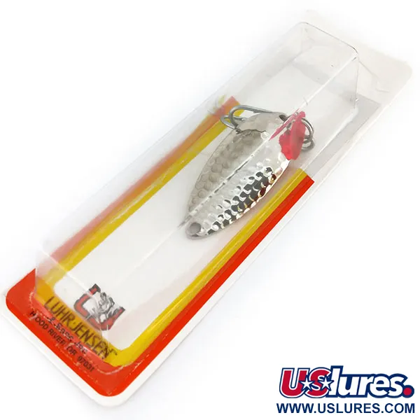 Luhr Jensen Little Jewel, карбований нікель, 14 г, блесна коливалка (колебалка) #9673