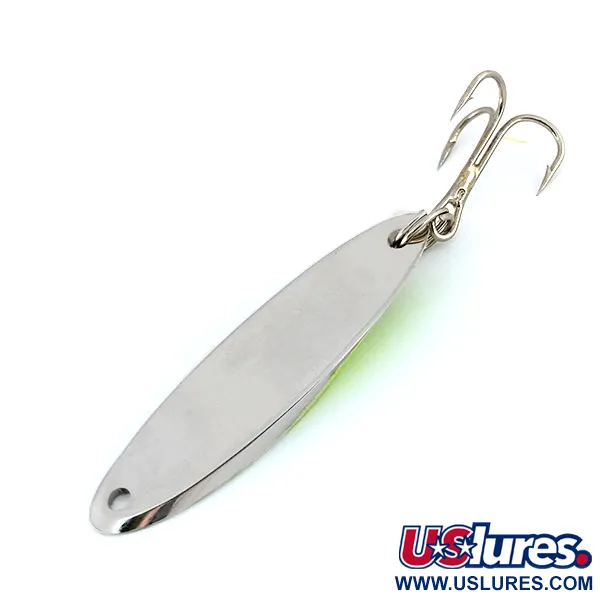 Acme Kastmaster UV (світиться в ультрафіолеті), нікель/зелений, 10,5 г, блесна коливалка (колебалка) #9679