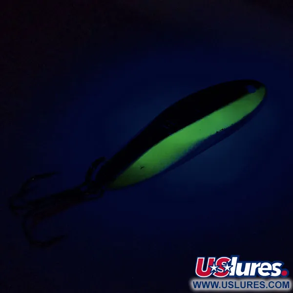 Acme Kastmaster UV (світиться в ультрафіолеті), нікель/зелений, 10,5 г, блесна коливалка (колебалка) #9679