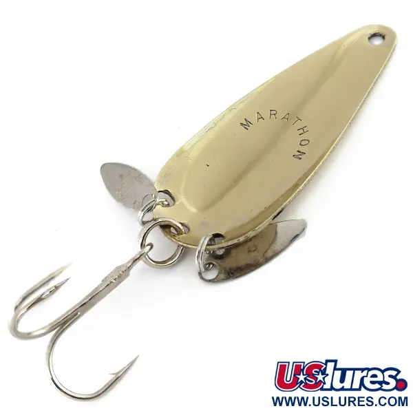 Marathon Bait Company Marathon з пелюстками, золото/нікель, 12 г, блесна коливалка (колебалка) #9680