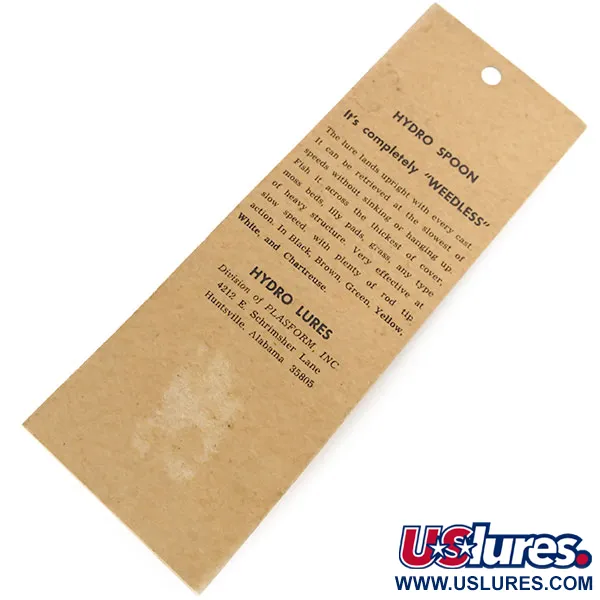 Hydro Lures Незачіпляйка Hydro Spoon, жовтий, 14 г, воблер #9682