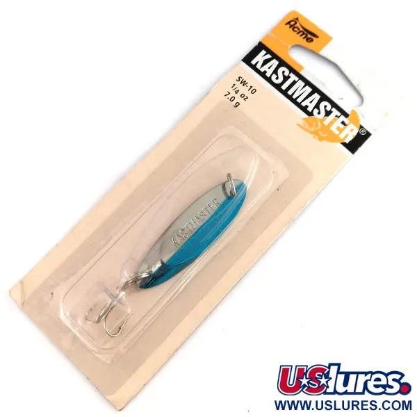 Acme Kastmaster, нікель/синій, 7 г, блесна коливалка (колебалка) #9685