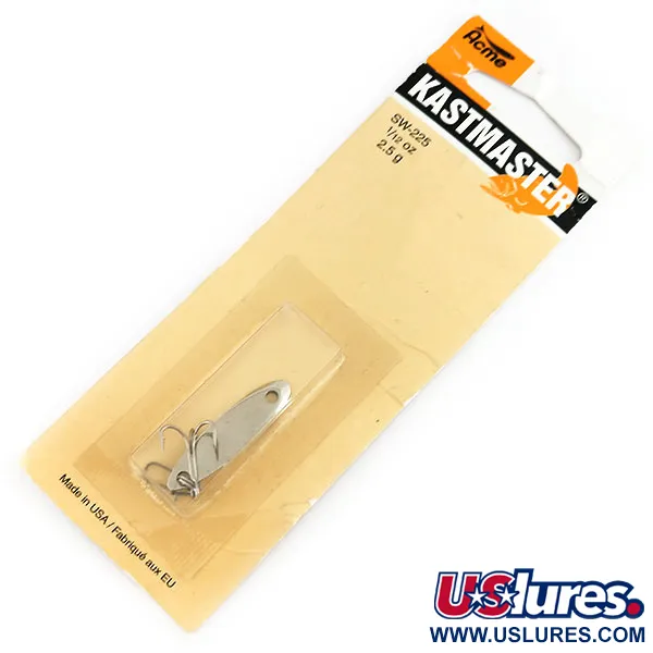 Acme Kastmaster, нікель/зелений, 2,5 г, блесна коливалка (колебалка) #9691