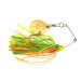 Strike King Mini-King Spinnerbait UV (світиться в ультрафіолеті), золото/помаранчевий/жовтий/зелений, 7 г, до рибалки #9695