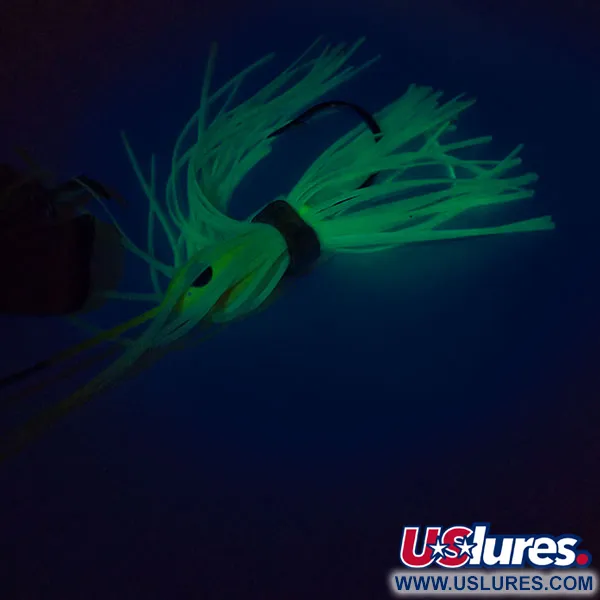  Strike King Buzzbait Mini Buzz King UV (світиться в ультрафіолеті), нікель/шартрез, 9 г, до рибалки #9696