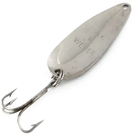 Weber, карбований никлеь, 7 г, блесна коливалка (колебалка) #9716