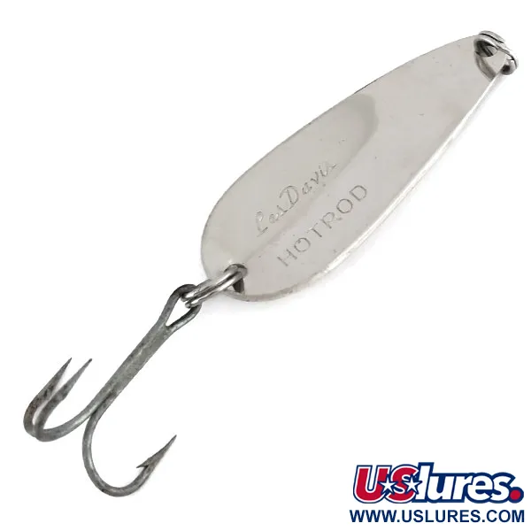 Luhr Jensen Les Davis Hotrod, нікель/червоний, 14 г, блесна коливалка (колебалка) #9724