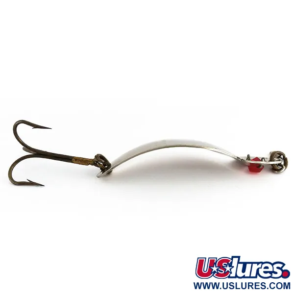 Gibbs One Eye Wiggler, нікель/червоний, 28 г, блесна коливалка (колебалка) #9725