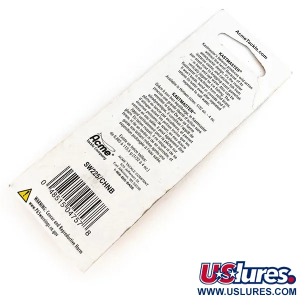 Acme Kastmaster, нікель/синій, 2,5 г, блесна коливалка (колебалка) #9730