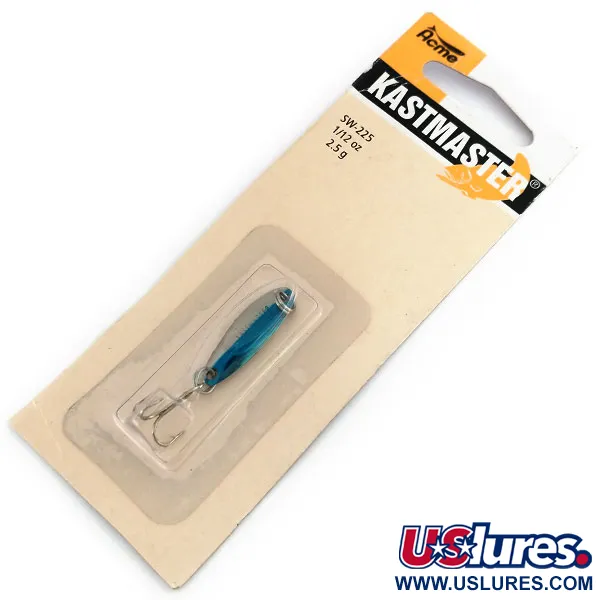 Acme Kastmaster, нікель/синій, 2,5 г, блесна коливалка (колебалка) #9730