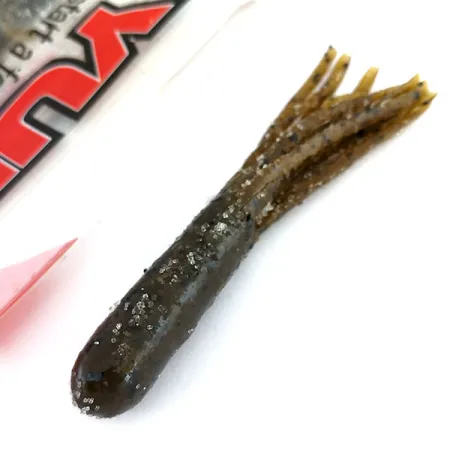 YUM Mega Tube, силікон, 8 шт., Green Pumpkin, до рибалки #9734