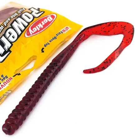 Berkley Powerbait Power Worm, 2 шт., силікон, Cherryseed, до рибалки #9735