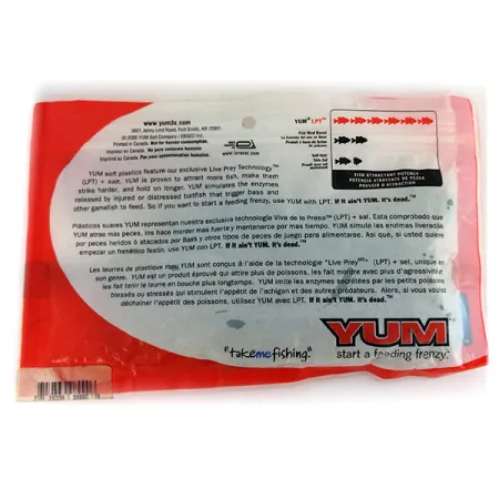 YUM Ribbontail, силікон, 10 шт., Watermelon seed, до рибалки #9737