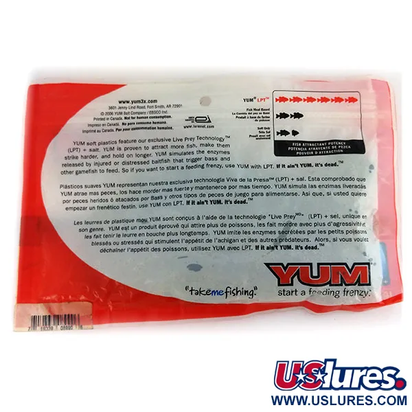 YUM Ribbontail, силікон, 10 шт.