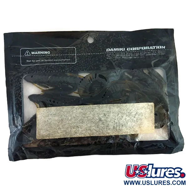 Damiki Monster Miki силікон, 6 шт., Green Pumpkinseed, до рибалки #9738