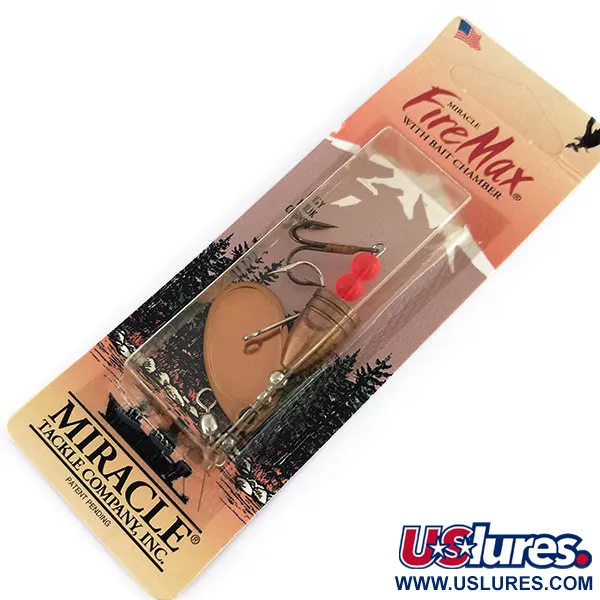  Luhr Jensen Fire Max Miracle 3, мідь, 11 г, блешня оберталка (вертушка) #9816