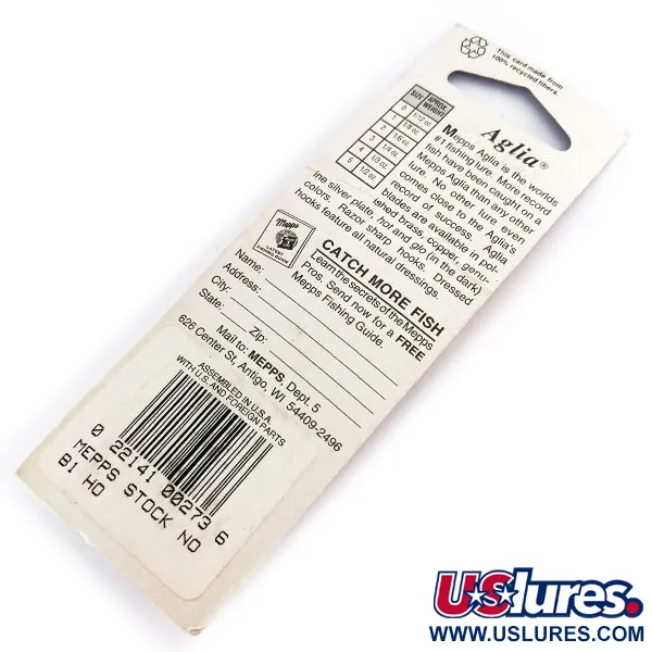  Mepps Aglia 1 Fluo UV (світиться в ультрафіолеті), Fluo, 3,5 г, блешня оберталка (вертушка) #9817